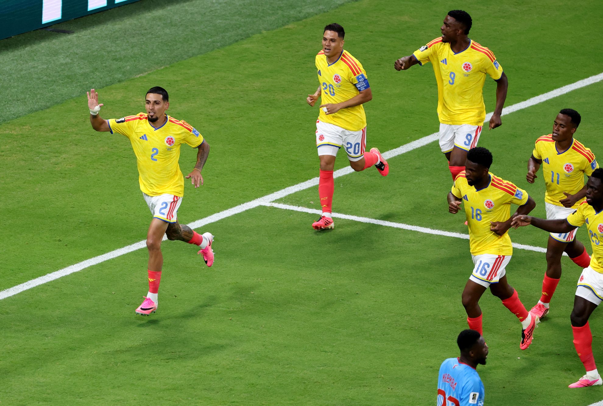 कोलंबिया ने डीआर कांगो को 1-0 से हराया, राउंड ऑफ 32 में बनाई जगह