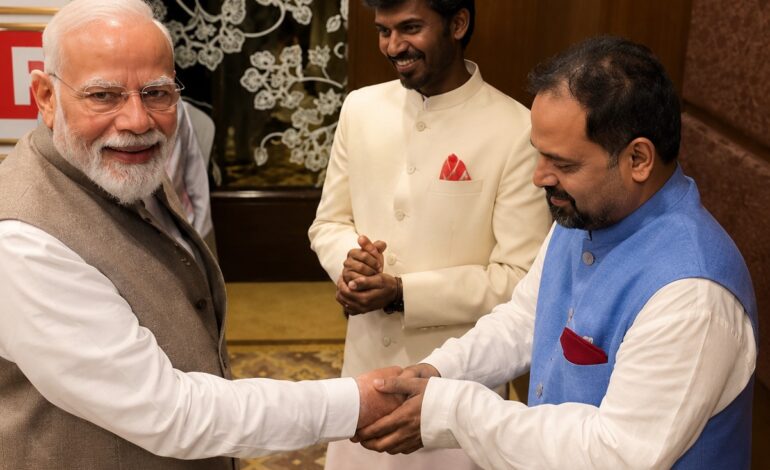 पीएम मोदी की ‘पंचायत’ के अभिनेताओं के साथ अनौपचारिक बातचीत, पूछा- “सुन रहा है ना बिनोद…”