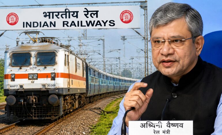 भारत दुनिया का सबसे बड़ा विद्युतीकृत रेलवे नेटवर्क वाला देश बना, 99.6% ब्रॉड गेज रेल नेटवर्क हुआ विद्युतीकृत: अश्विनी वैष्णव