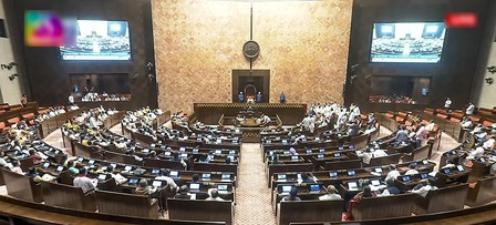 राज्यसभा में ‘भारत छोड़ो आंदोलन’ का स्मरण, स्वतंत्रता सेनानियों को दी श्रद्धांजलि
